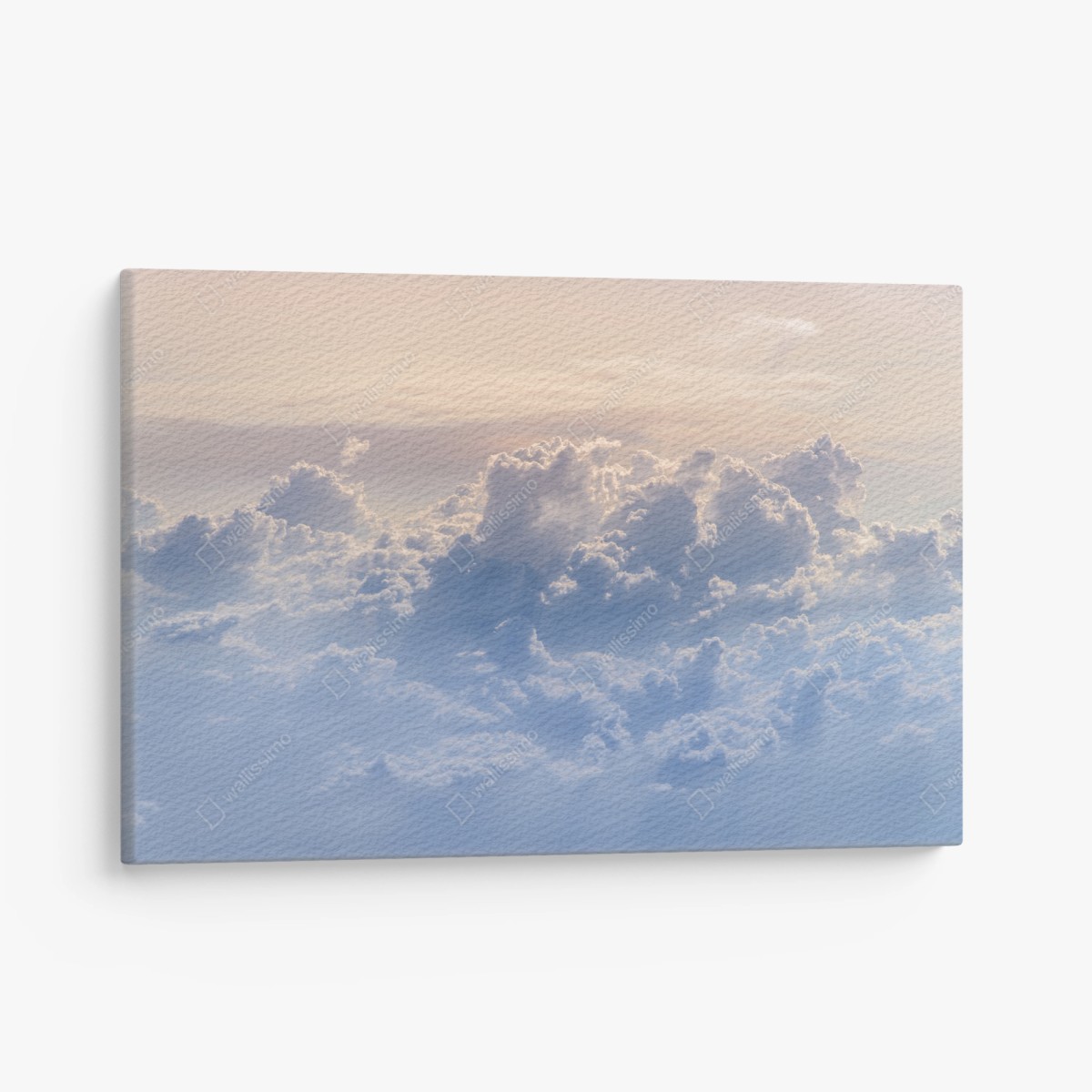 Quadro su tela cielo di nuvole visto dall'aereo • Wallissimo®