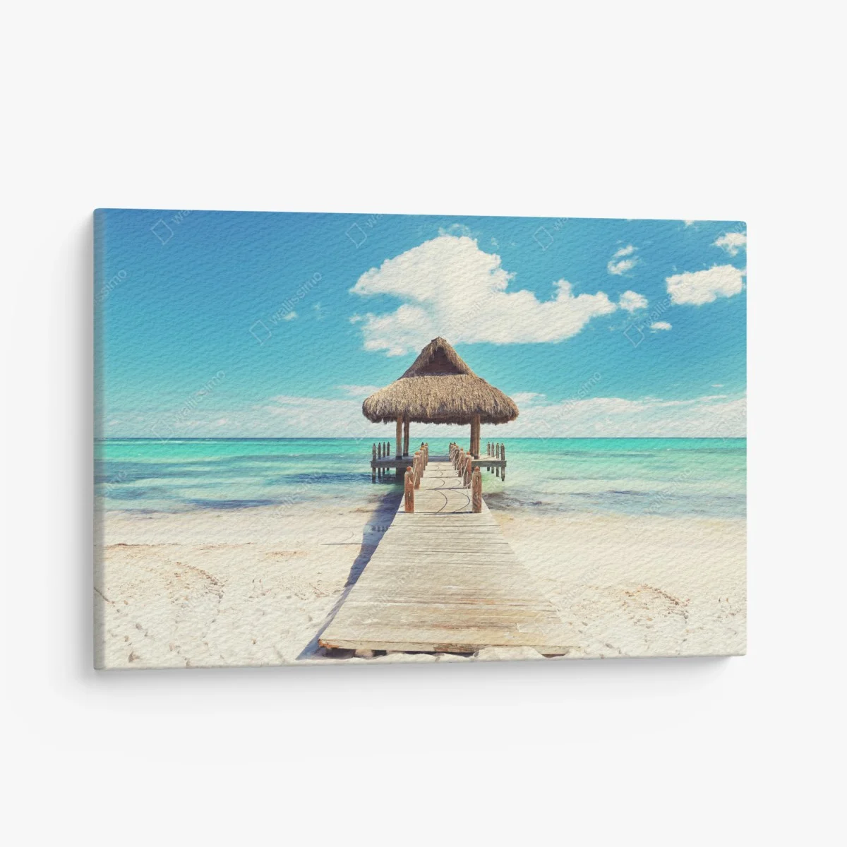 Quadro su tela molo tropicale a Punta Cana • Wallissimo® Quadro su tela molo tropicale a Punta Cana • Wallissimo®
