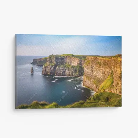 Quadro su tela panorama delle Scogliere di Moher • Wallissimo®