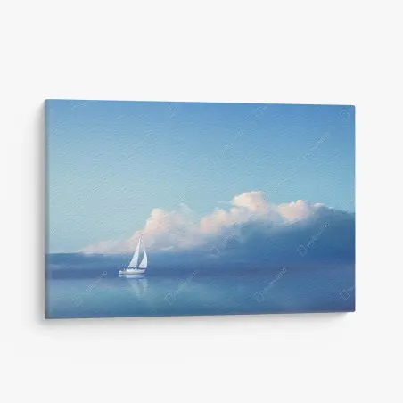 Quadro su tela veleggiare verso l'orizzonte • Wallissimo®