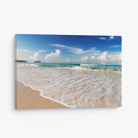 Quadro su tela orizzonte turchese sulla spiaggia di Karon, Phuket • Wallissimo®