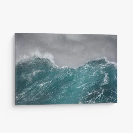 Quadro su tela forza del mare in tempesta • Wallissimo®