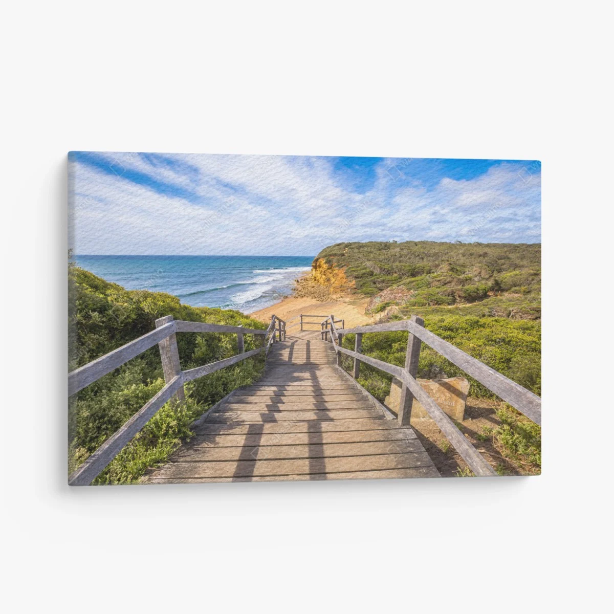 Quadro su tela sentiero verso la spiaggia di Bells Beach • Wallissimo® Quadro su tela sentiero verso la spiaggia di Bells Beach • Wallissimo®