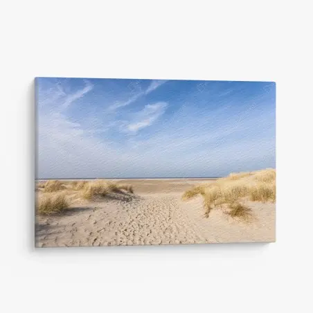Quadro su tela orizzonte di dune e sabbia • Wallissimo®