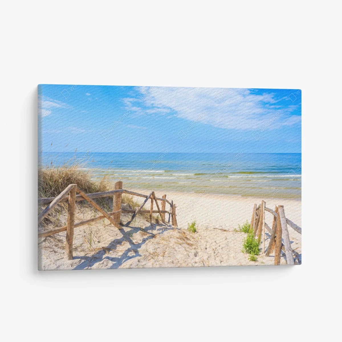 Quadro su tela ingresso alla spiaggia di Lubiatowo sul Mar Baltico • Wallissimo® Quadro su tela ingresso alla spiaggia di Lubiatowo sul Mar Baltico • Wallissimo®