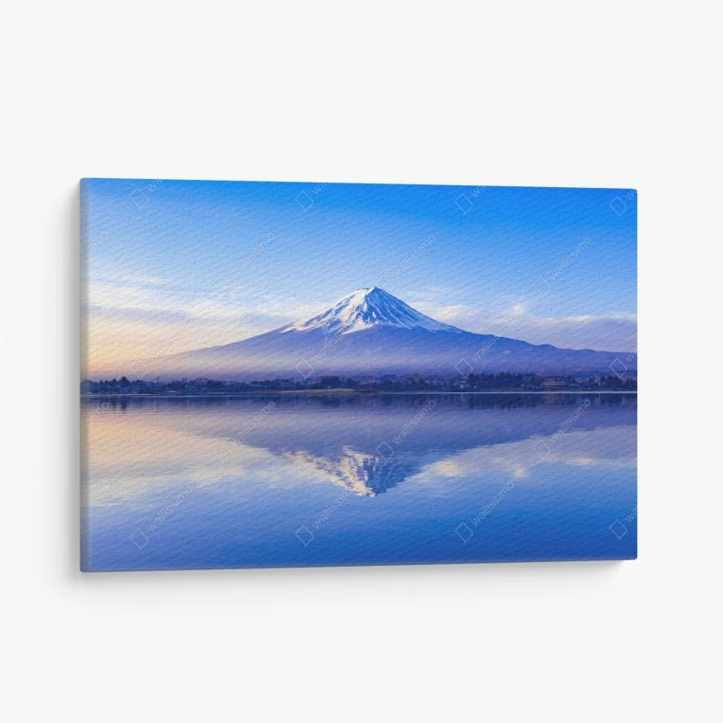 Quadro su tela serenità del Monte Fuji all'alba