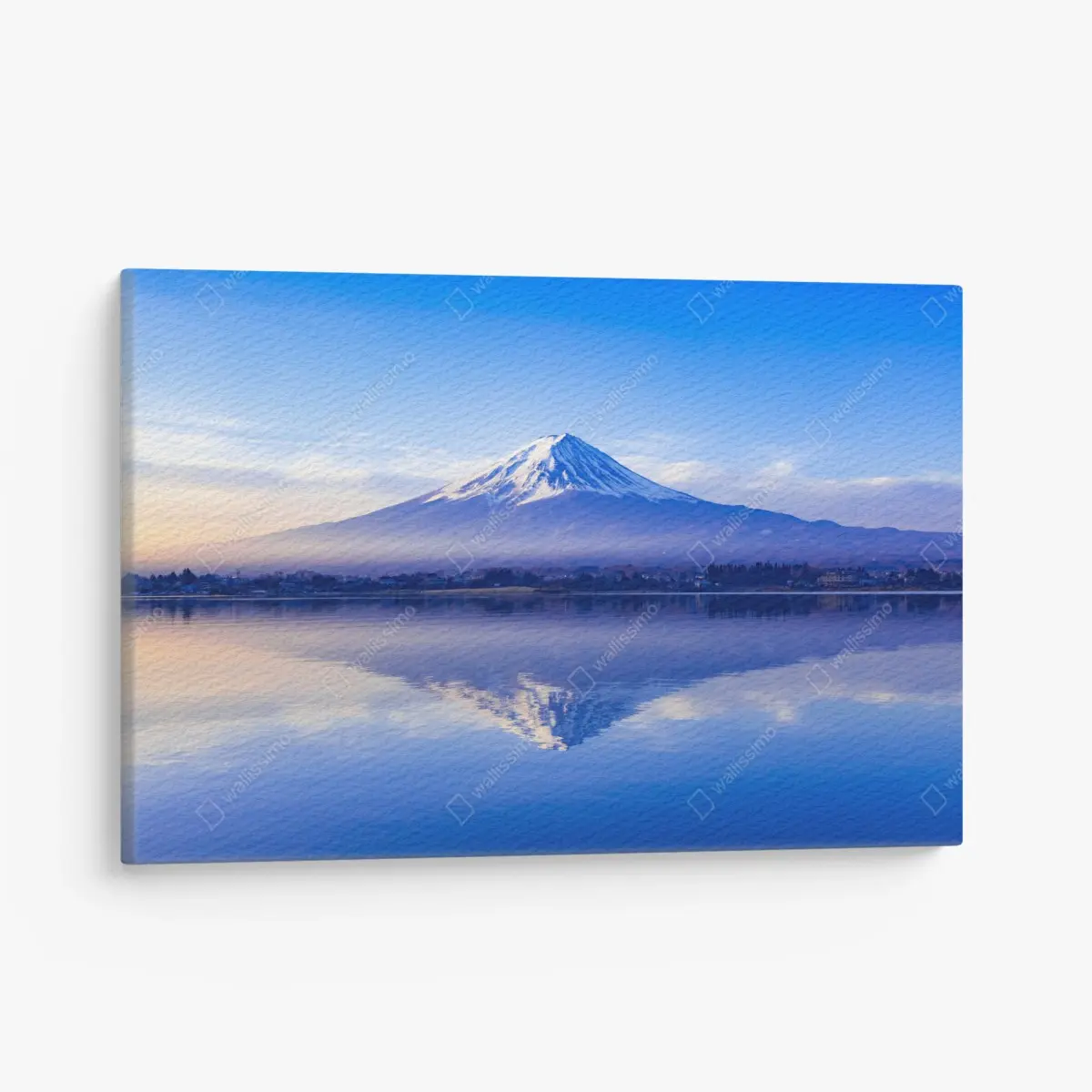 Quadro su tela serenità del Monte Fuji all'alba • Wallissimo®