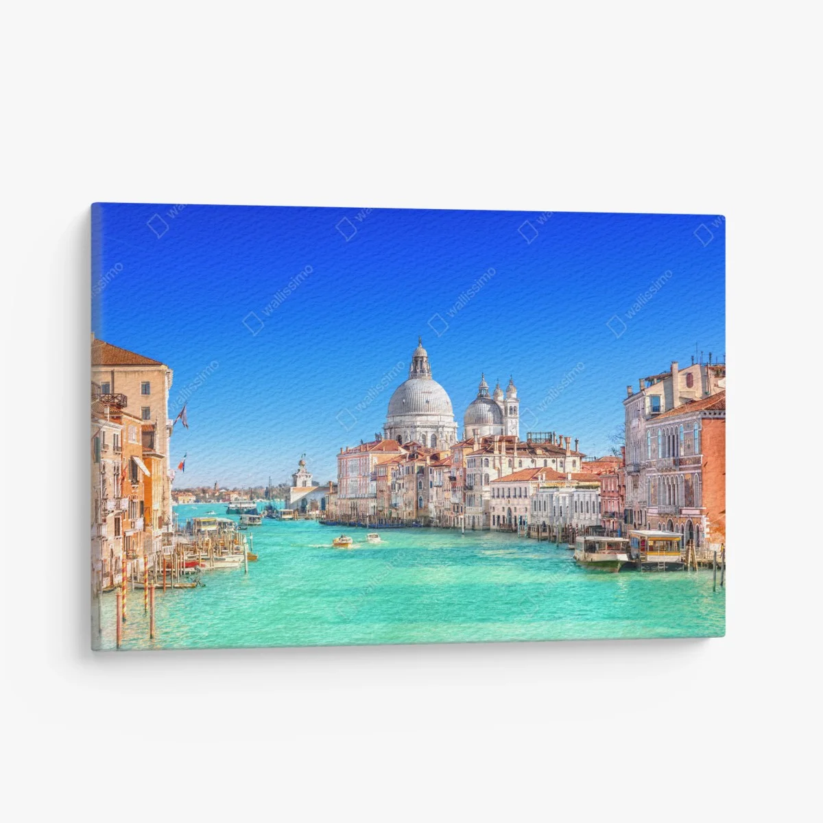 Quadro su tela vista sul Canal Grande e Basilica di Santa Maria della Salute, Venezia • Wallissimo® Quadro su tela vista sul Canal Grande e Basilica di Santa Maria della Salute, Venezia • Wallissimo®