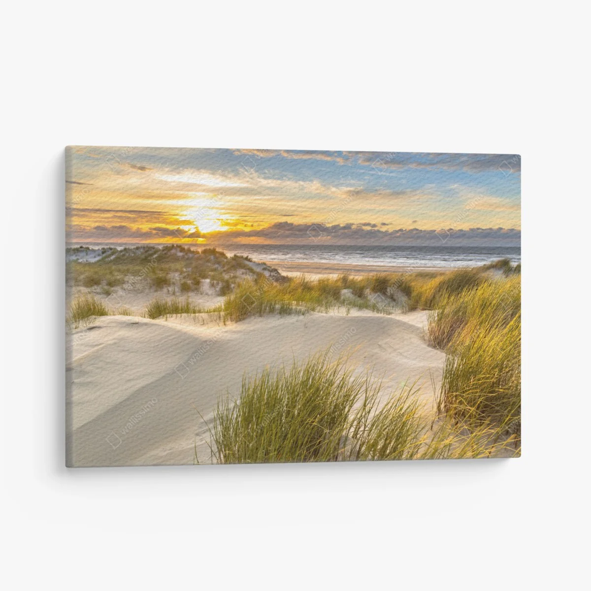 Quadro su tela tramonto sulle dune di Ameland • Wallissimo® Quadro su tela tramonto sulle dune di Ameland • Wallissimo®