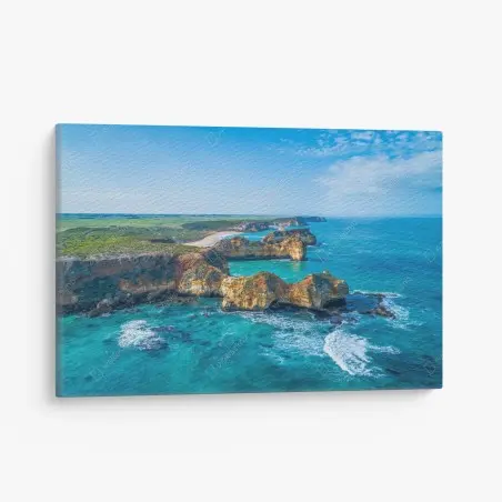 Quadro su tela scorcio costiero del Great Ocean Road • Wallissimo®