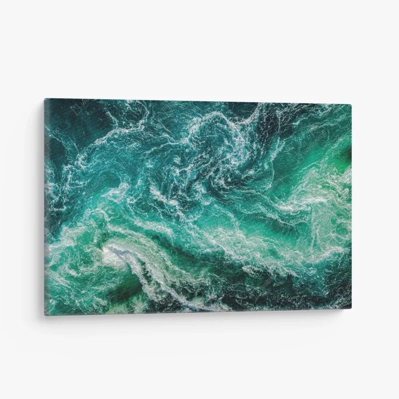Quadro su tela vortici marini di Saltstraumen