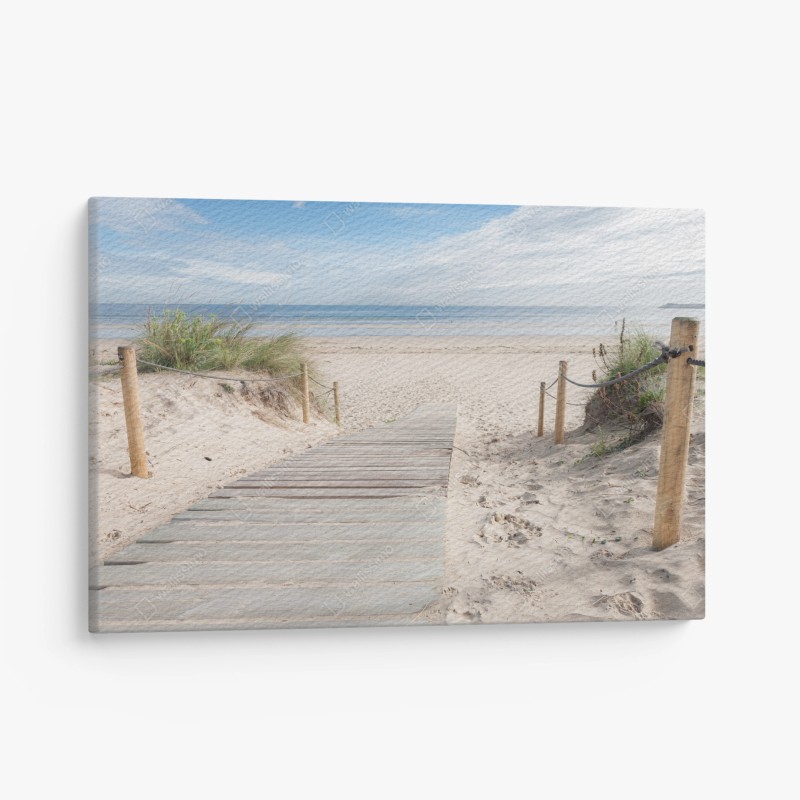 Quadro su tela passerella verso il mare