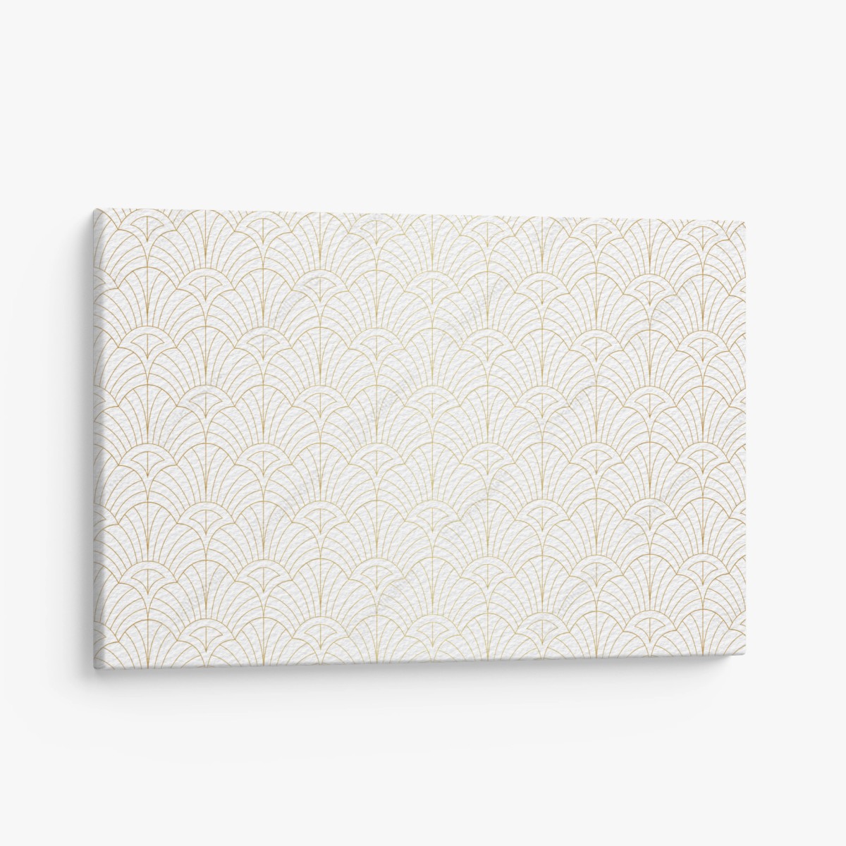 Quadro su tela motivo art déco dorato elegante • Wallissimo®