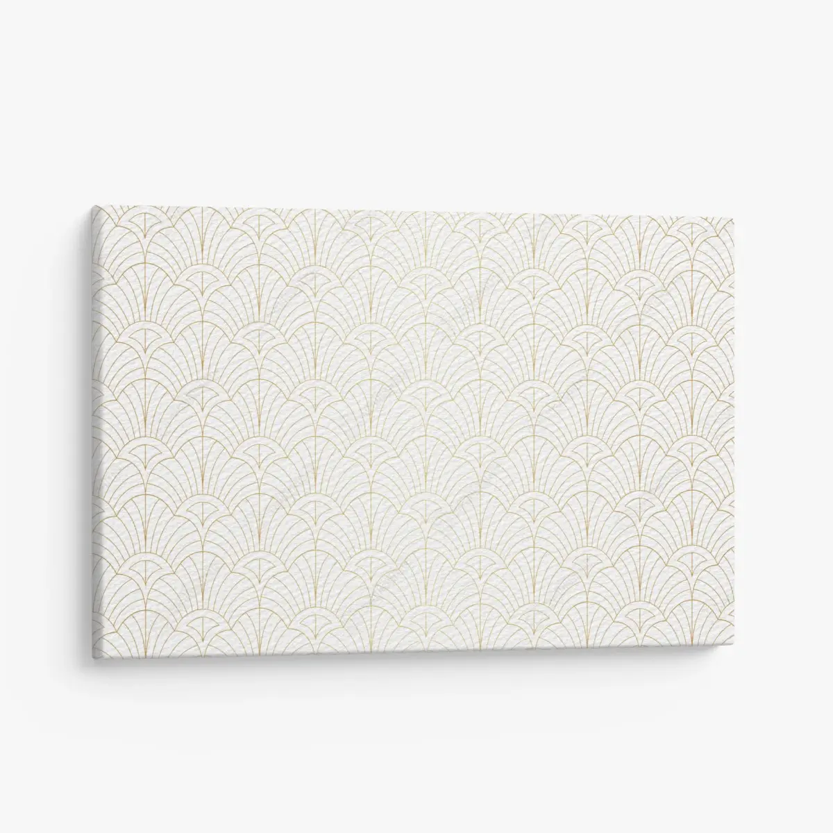 Quadro su tela motivo art déco dorato elegante • Wallissimo®