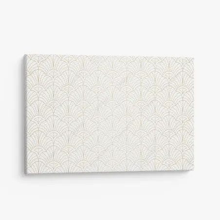 Quadro su tela motivo art déco dorato elegante • Wallissimo®