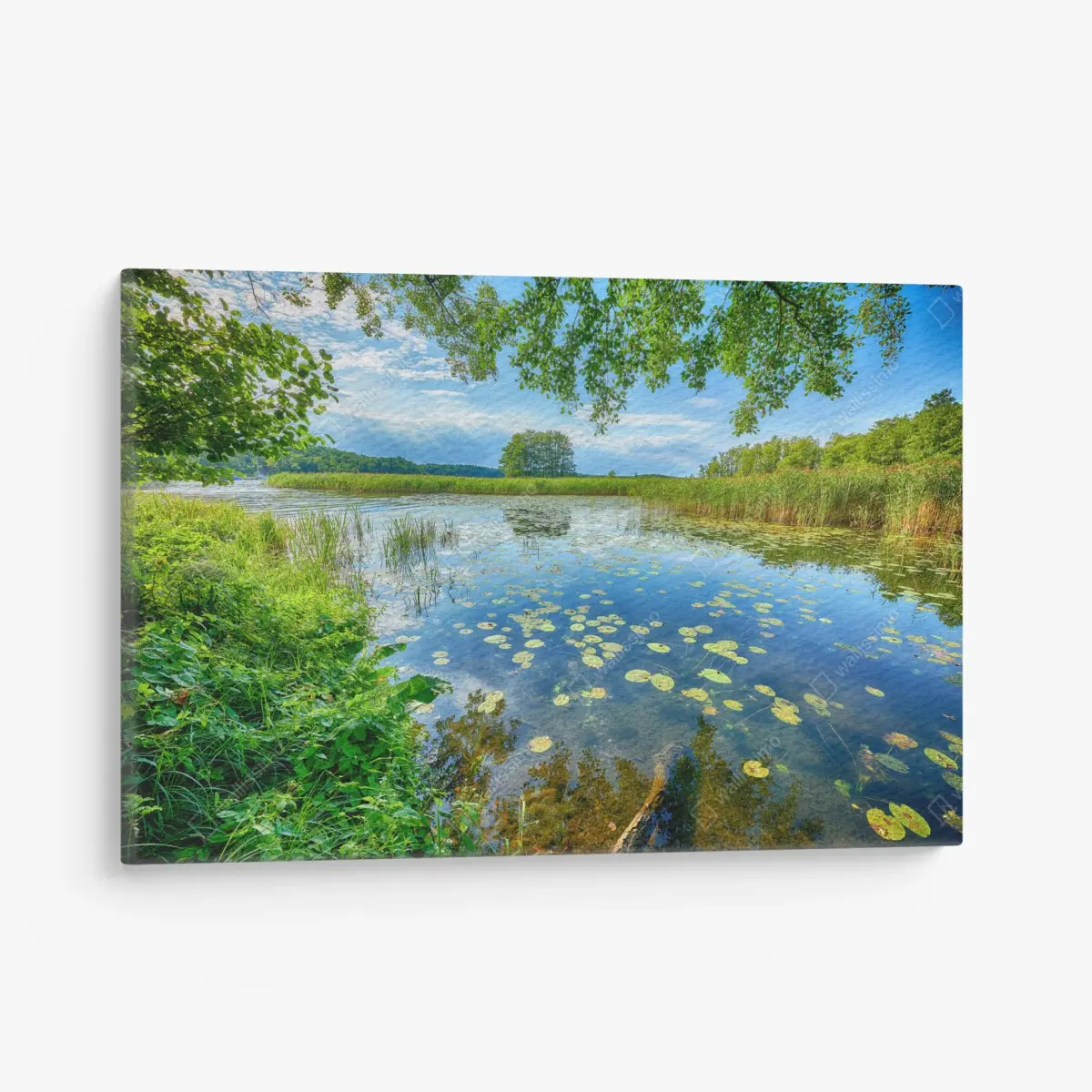 Quadro su tela giornata estiva sul lago di Masuria • Wallissimo®