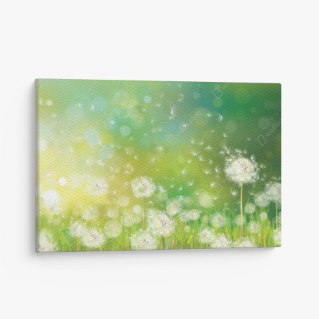 Quadro su tela sogno di soffioni al vento • Wallissimo®