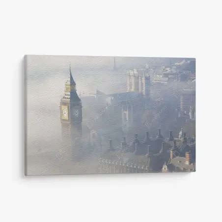 Quadro su tela panorama aereo di Westminster a Londra • Wallissimo®