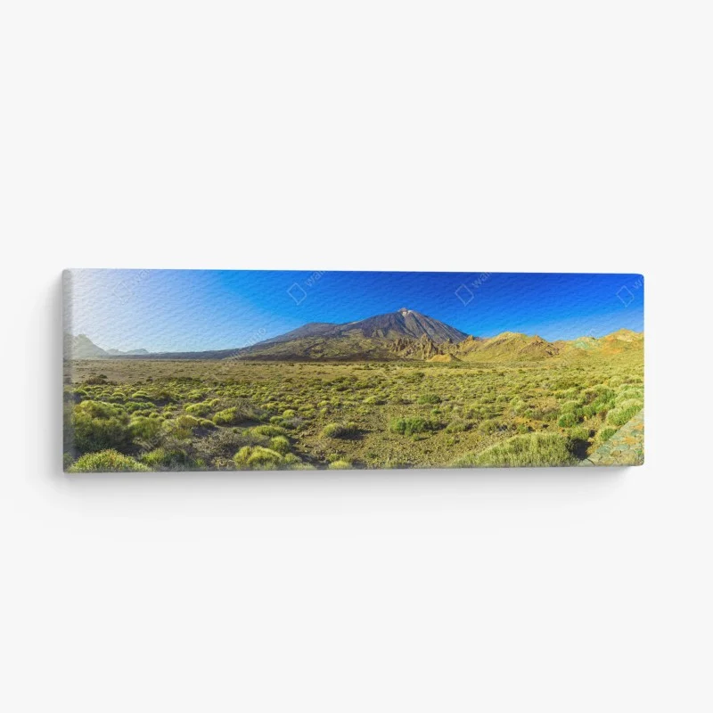 Quadro su tela panorama del vulcano Teide a Tenerife