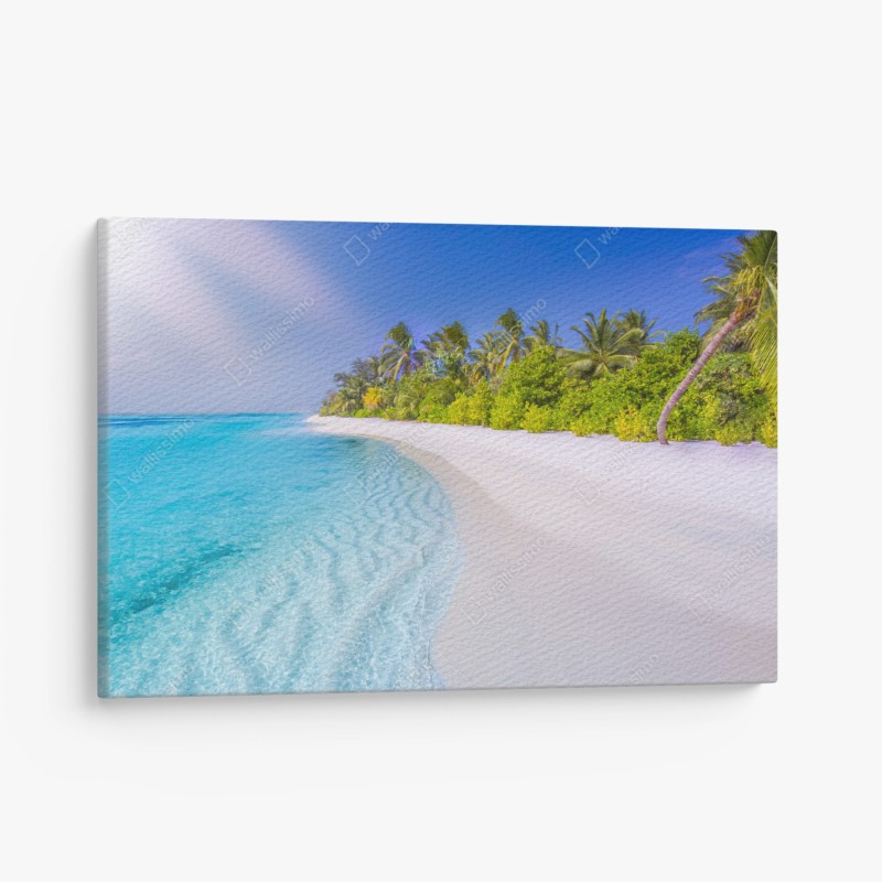 Quadro su tela spiaggia tropicale paradisiaca