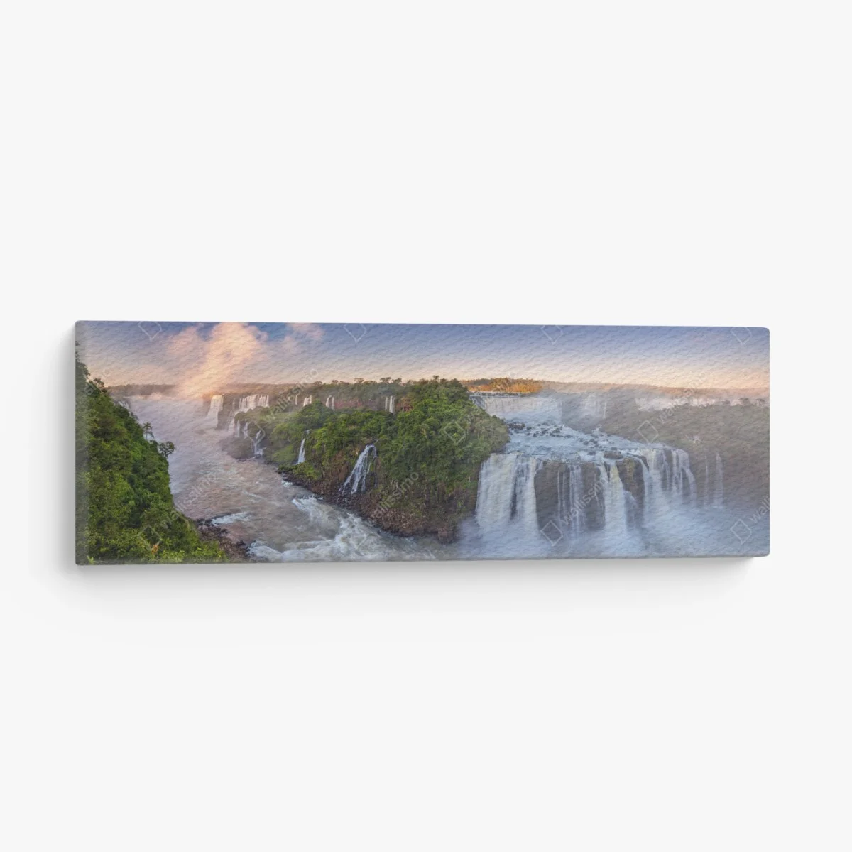 Quadro su tela cascate di Iguazú al tramonto • Wallissimo® Quadro su tela cascate di Iguazú al tramonto • Wallissimo®