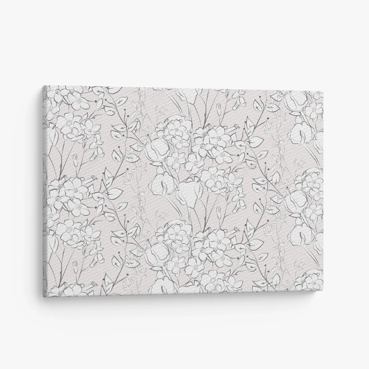 Quadro su tela motivo floreale delicato su sfondo rosa • Wallissimo® Quadro su tela motivo floreale delicato su sfondo rosa • Wallissimo®