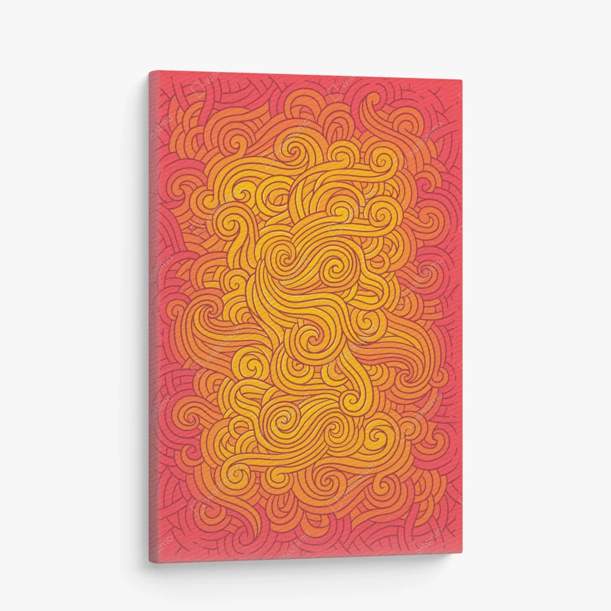 Quadro su tela vortici solari ornamentali • Wallissimo® Quadro su tela vortici solari ornamentali • Wallissimo®