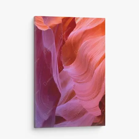 Quadro su tela forme scolpite ad Antelope Canyon • Wallissimo®