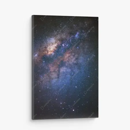 Quadro su tela centro della Via Lattea tra polveri cosmiche • Wallissimo®