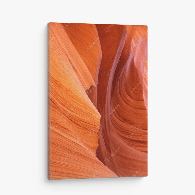 Quadro su tela curve di arenaria scolpite