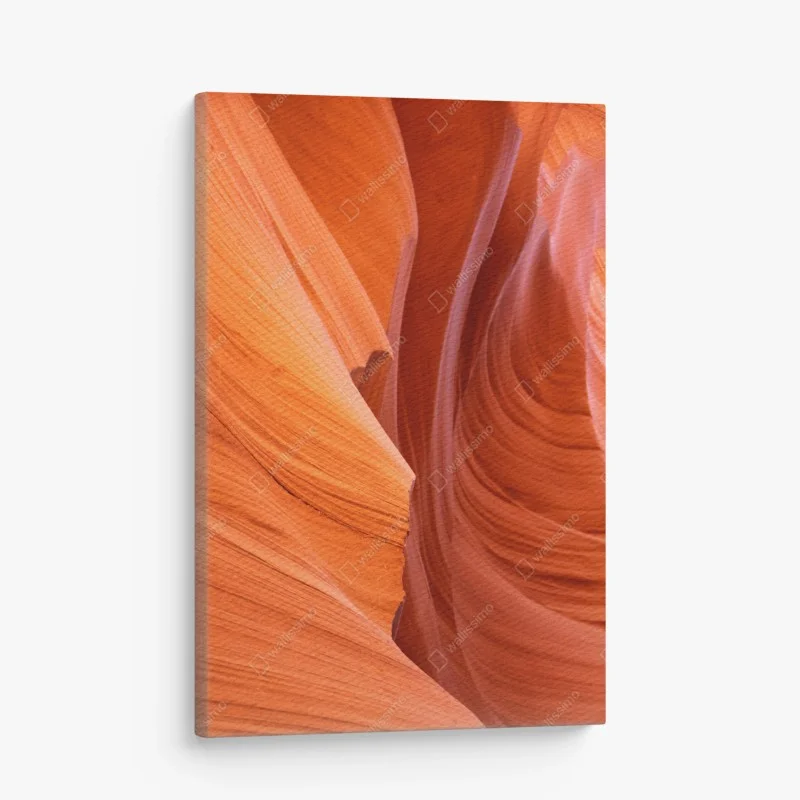 Quadro su tela curve di arenaria scolpite