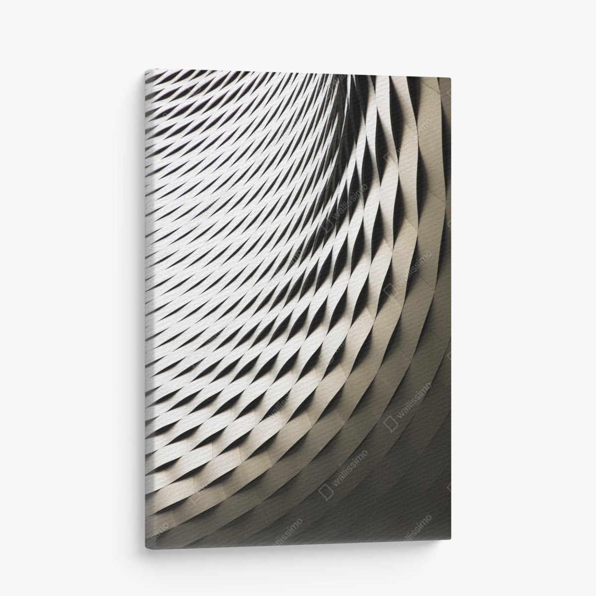 Quadro su tela dettaglio architettonico geometrico • Wallissimo®