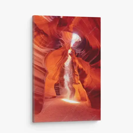Quadro su tela luce nel cuore di Antelope Canyon • Wallissimo®