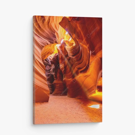 Quadro su tela paesaggio scultoreo di Antelope Canyon • Wallissimo®