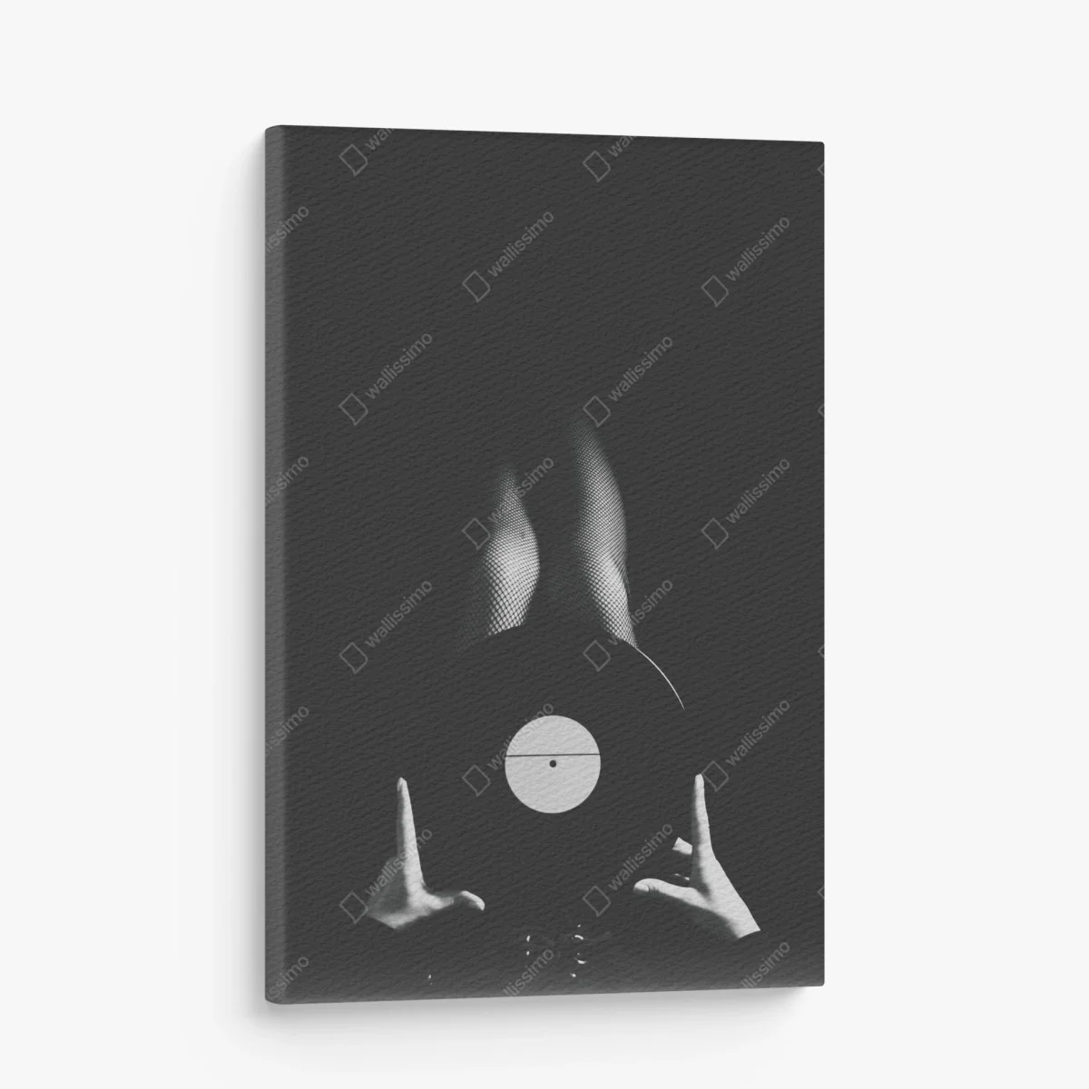 Quadro su tela sensualità sonora in bianco e nero • Wallissimo® Quadro su tela sensualità sonora in bianco e nero • Wallissimo®