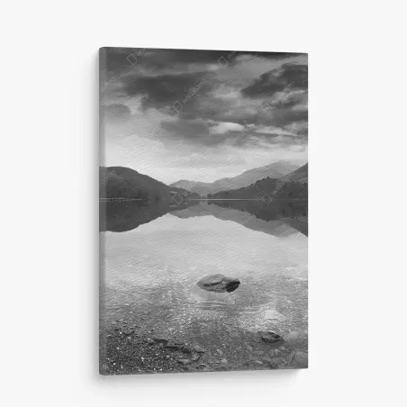 Quadro su tela riflessi silenziosi sul lago • Wallissimo®