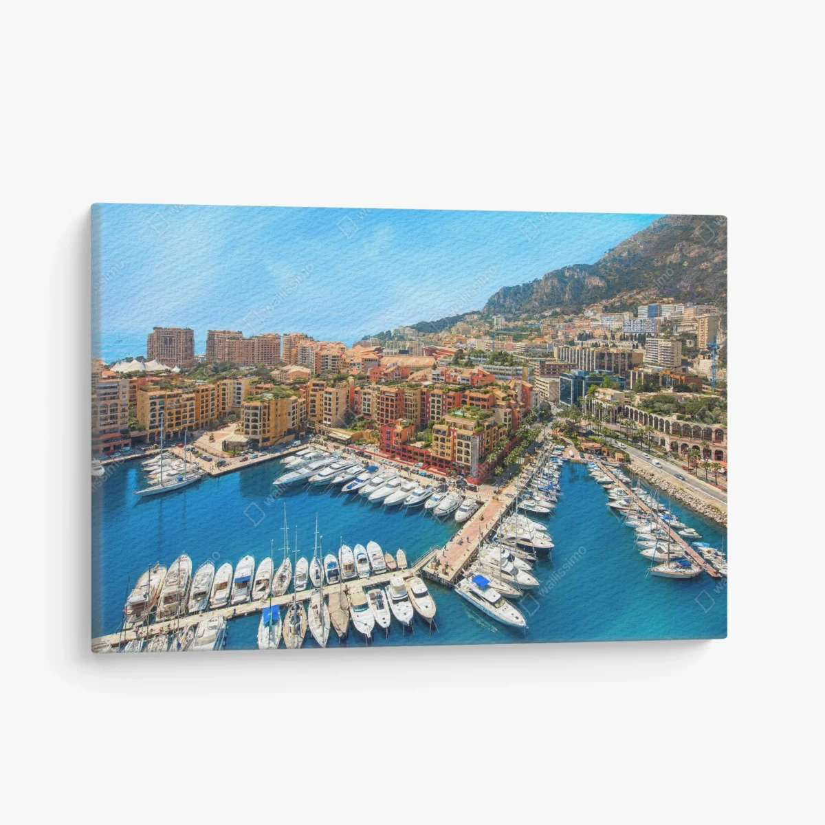 Quadro su tela panorama del porto di Montecarlo • Wallissimo® Quadro su tela panorama del porto di Montecarlo • Wallissimo®
