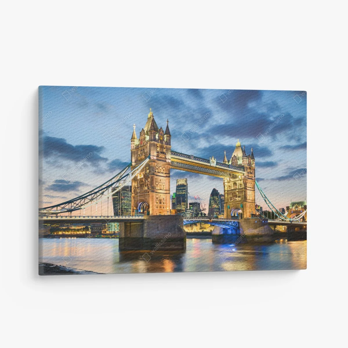 Quadro su tela tramonto sul Tower Bridge di Londra • Wallissimo® Quadro su tela tramonto sul Tower Bridge di Londra • Wallissimo®