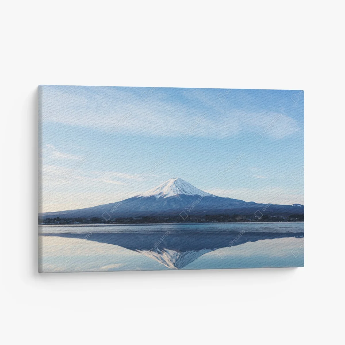 Quadro su tela riflessi del Monte Fuji sul lago • Wallissimo® Quadro su tela riflessi del Monte Fuji sul lago • Wallissimo®