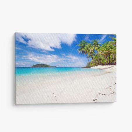 Quadro su tela paesaggio marino tropicale paradisiaco • Wallissimo®