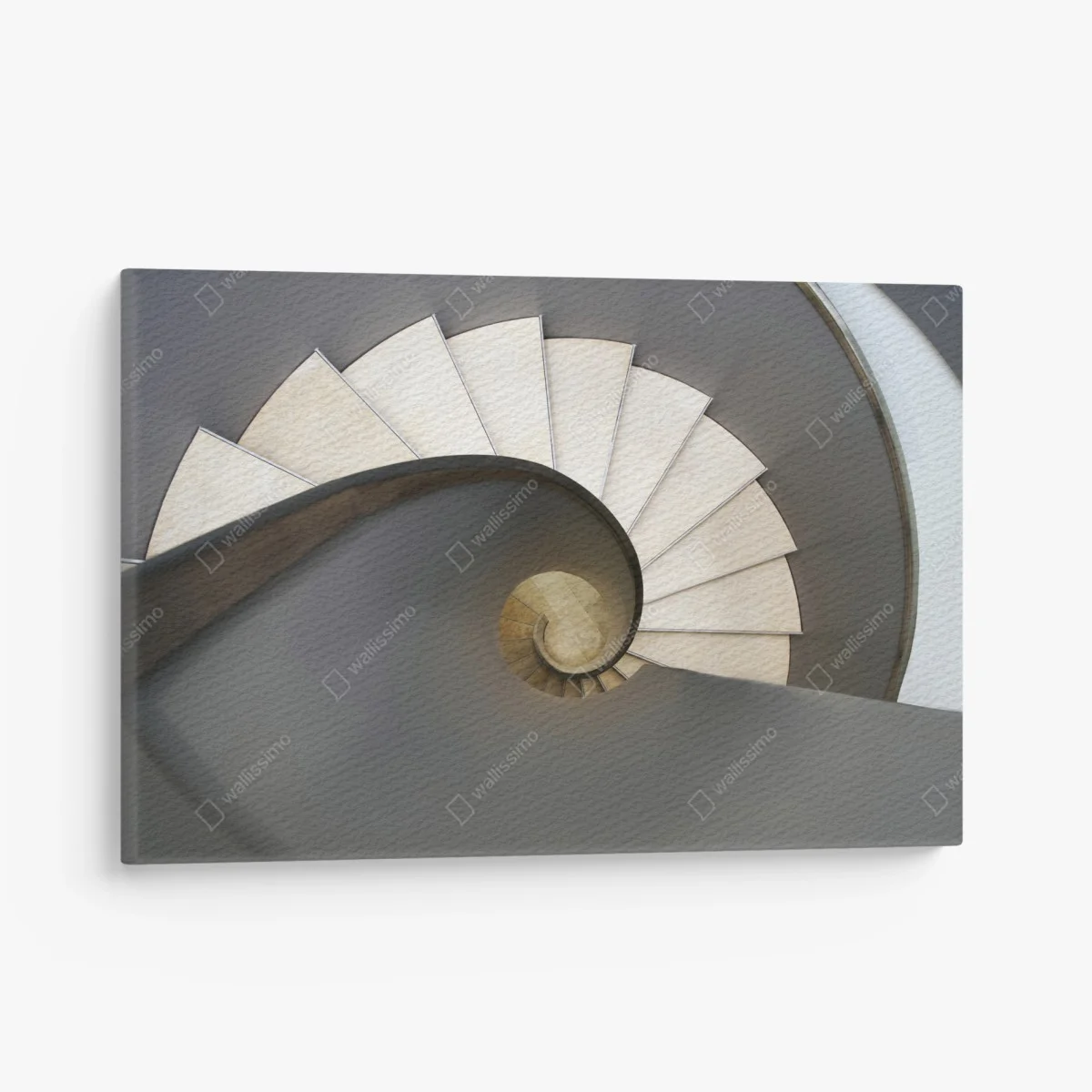 Quadro su tela spirale architettonica minimalista • Wallissimo® Quadro su tela spirale architettonica minimalista • Wallissimo®