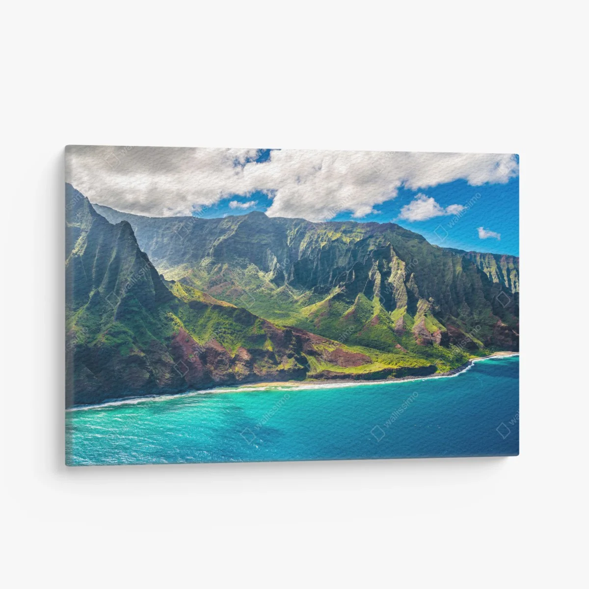Quadro su tela panorama costiero della Na Pali, Kauai • Wallissimo® Quadro su tela panorama costiero della Na Pali, Kauai • Wallissimo®