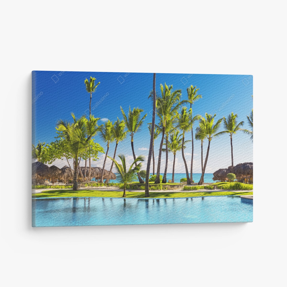 Quadro su tela spiaggia paradisiaca a Punta Cana • Wallissimo®