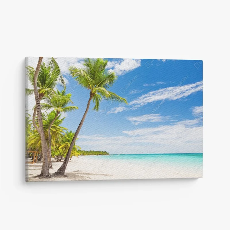 Quadro su tela paradiso tropicale di Punta Cana