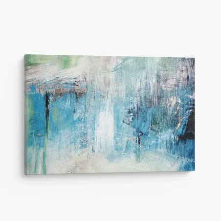 Quadro su tela riflessi d'acqua astratti • Wallissimo®