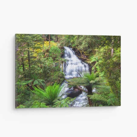 Quadro su tela cascata Triplet Falls nella Great Otway National Park • Wallissimo®