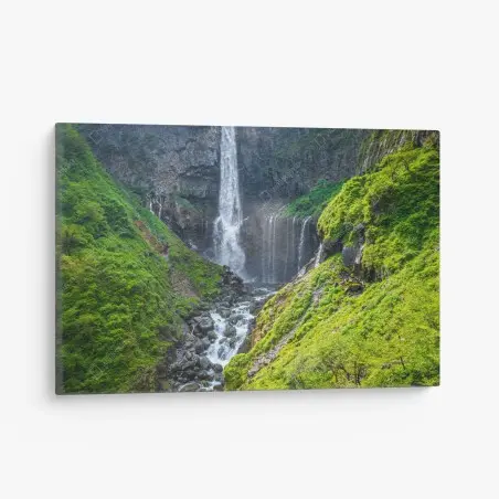 Quadro su tela cascata di Kegon al lago Chuzenji, Nikko • Wallissimo®