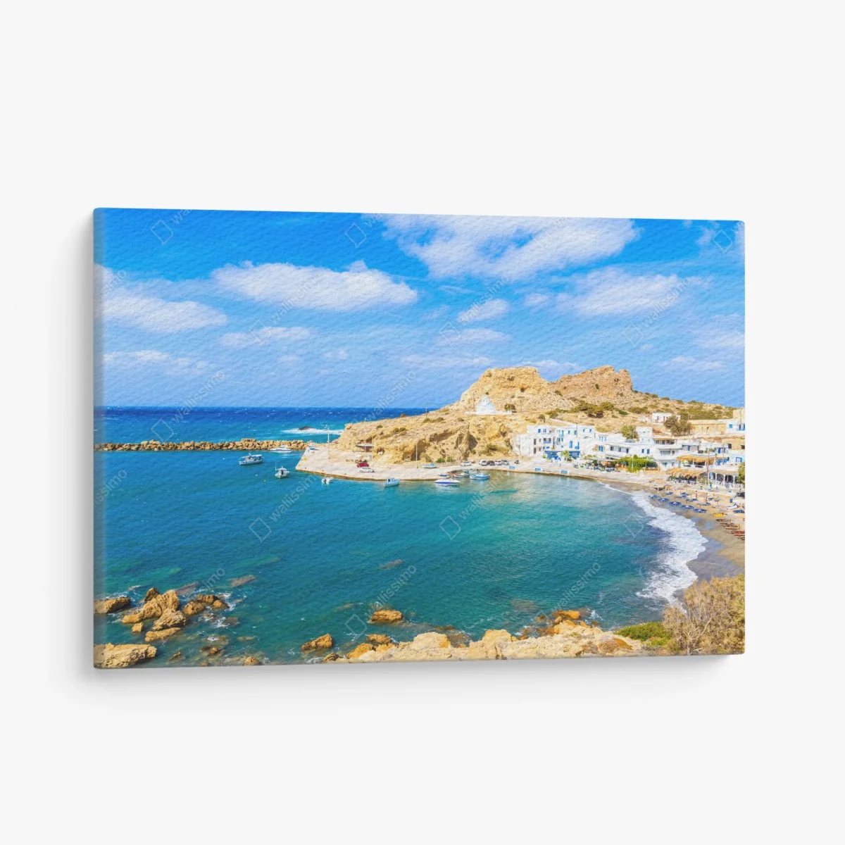 Quadro su tela baia di Finiki, Karpathos • Wallissimo® Quadro su tela baia di Finiki, Karpathos • Wallissimo®