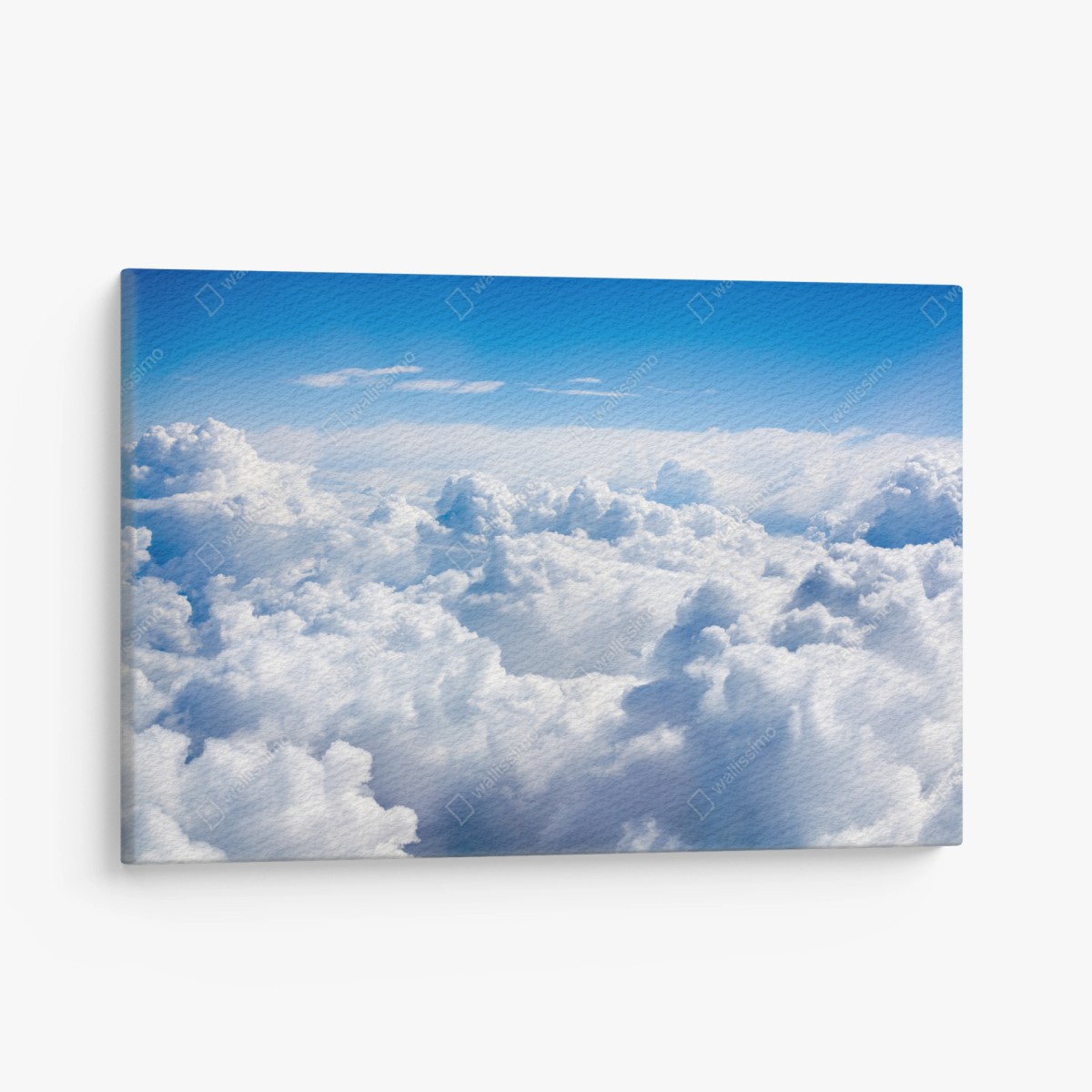 Quadro su tela mare di nuvole su cielo azzurro • Wallissimo®