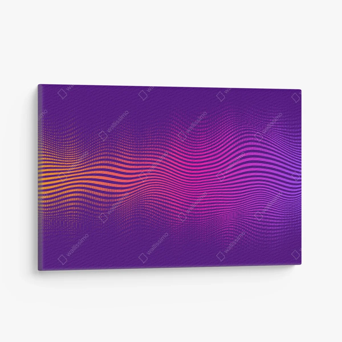 Quadro su tela onda cromatica astratta su sfondo viola • Wallissimo® Quadro su tela onda cromatica astratta su sfondo viola • Wallissimo®